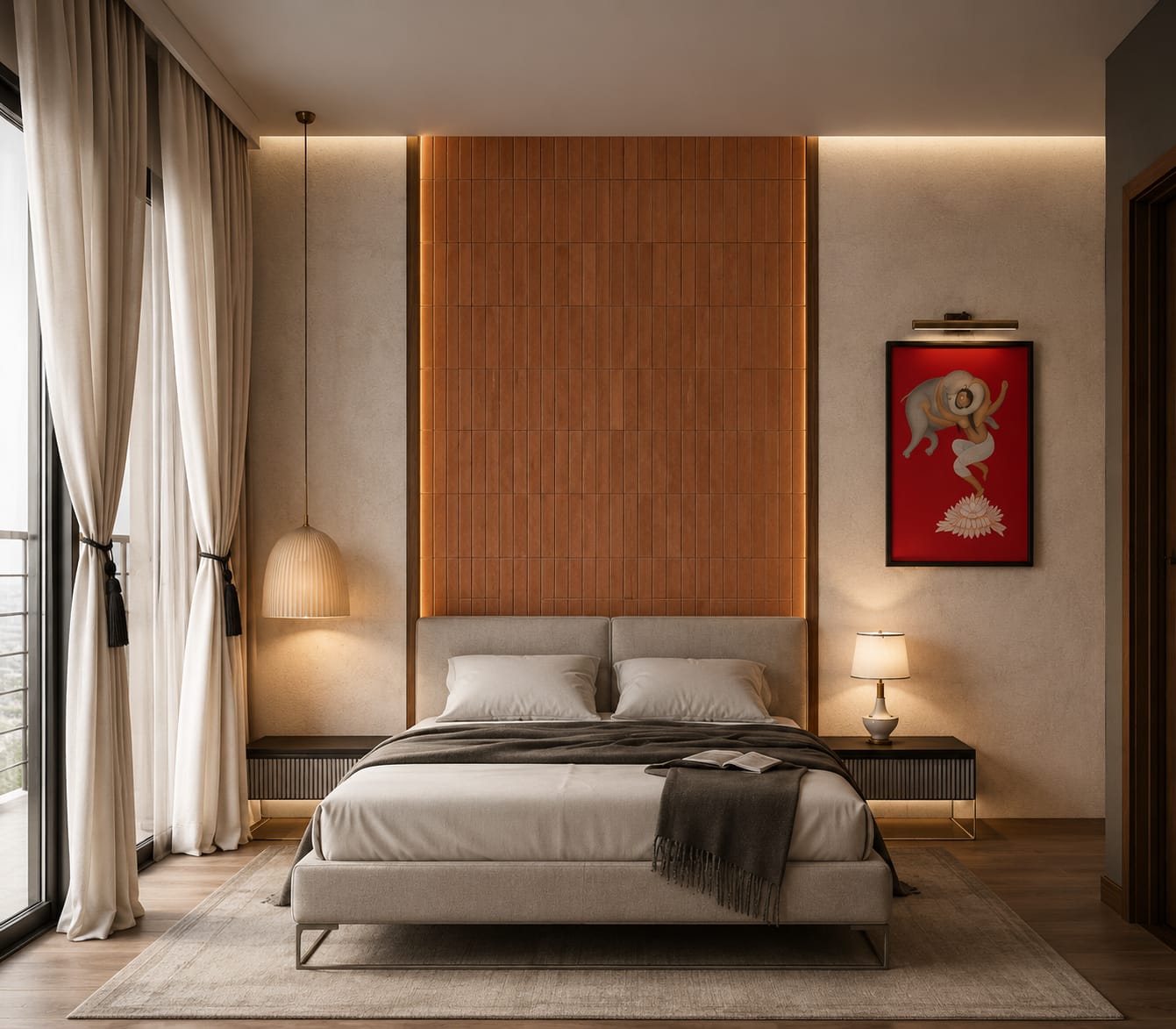 Bedroom interior concept for Thano Homes